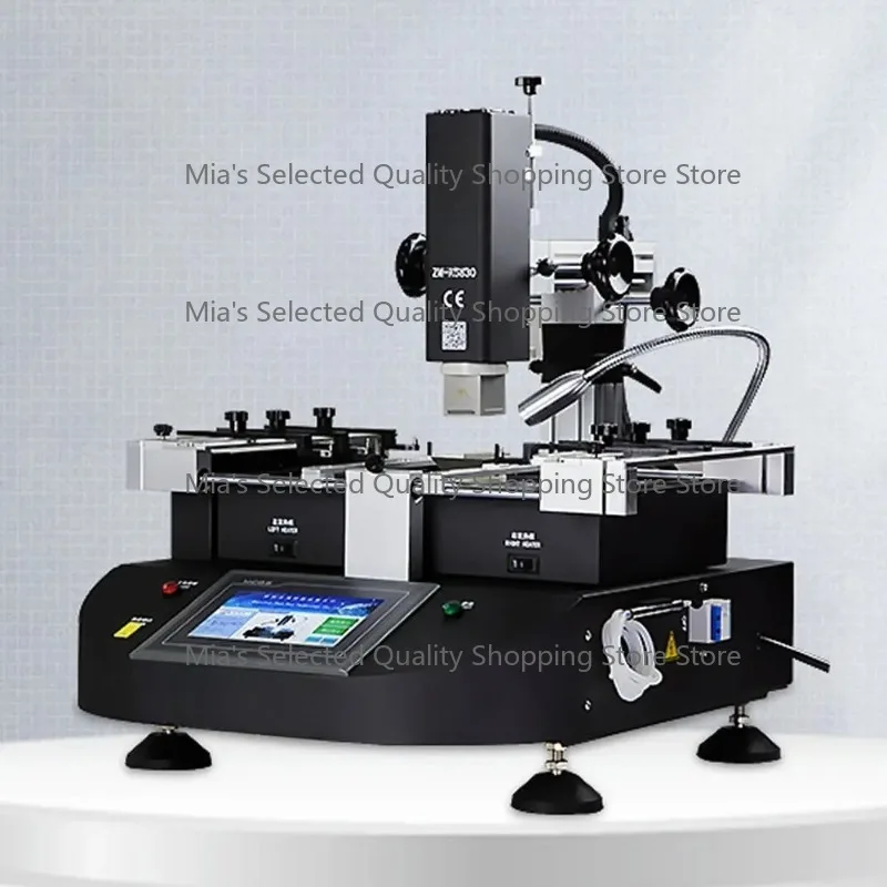 Original ZM-R5830 BGA Rework Station Hot Air 3 Heating Zones PCB Board Chips Repair System Welding Reballing Machine 4500W 220V