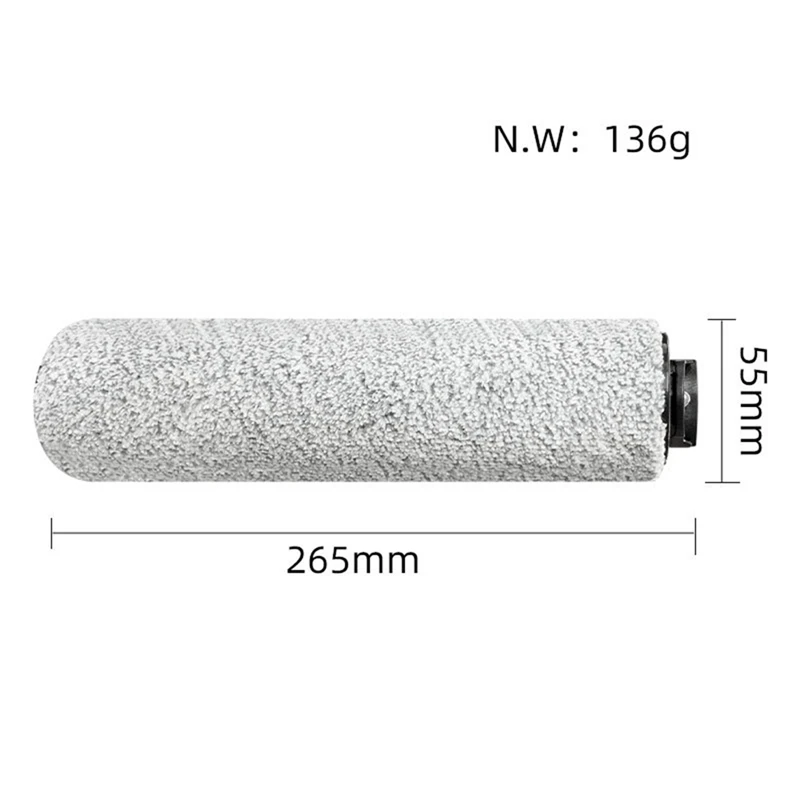 Brush Roller Plastic Brush Roller For Tineco Floor ONE S5 Steam Wet Dry Vacuum Cleaner