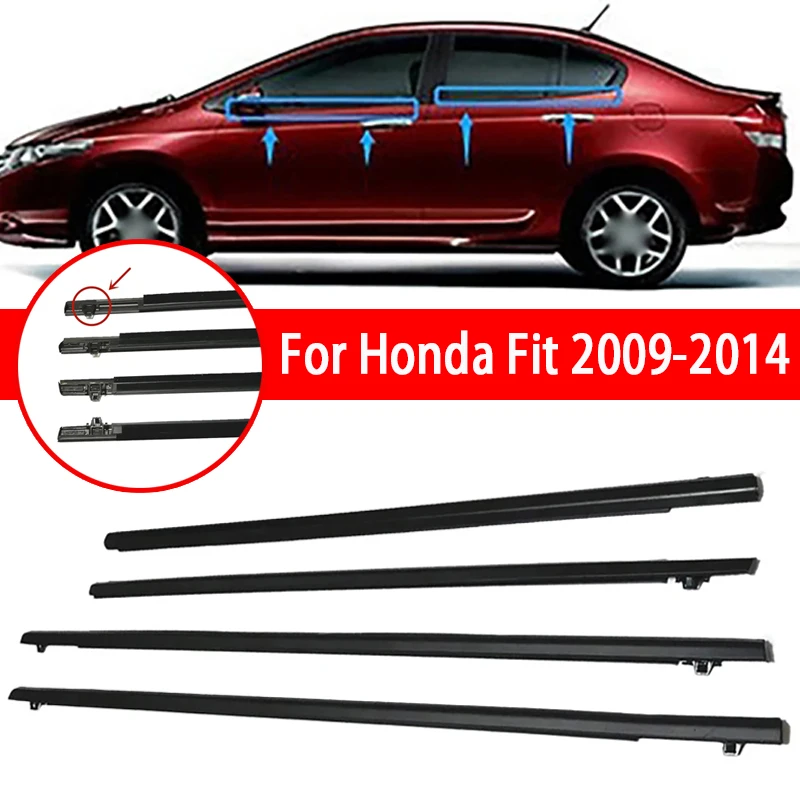 

4 шт., отделка для автомобиля Honda Fit 2009-2014