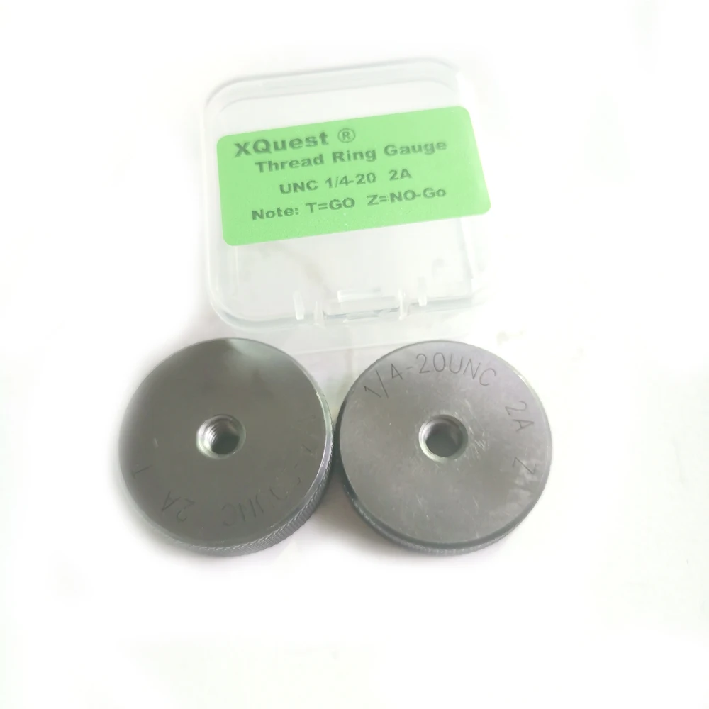 2A UN UNC UNF UNS 1/4 5/16 3/8 7/16 1/2 9/16 Unified thread ring gauge set go nogo Fine Screw threaded gauges Gage sets