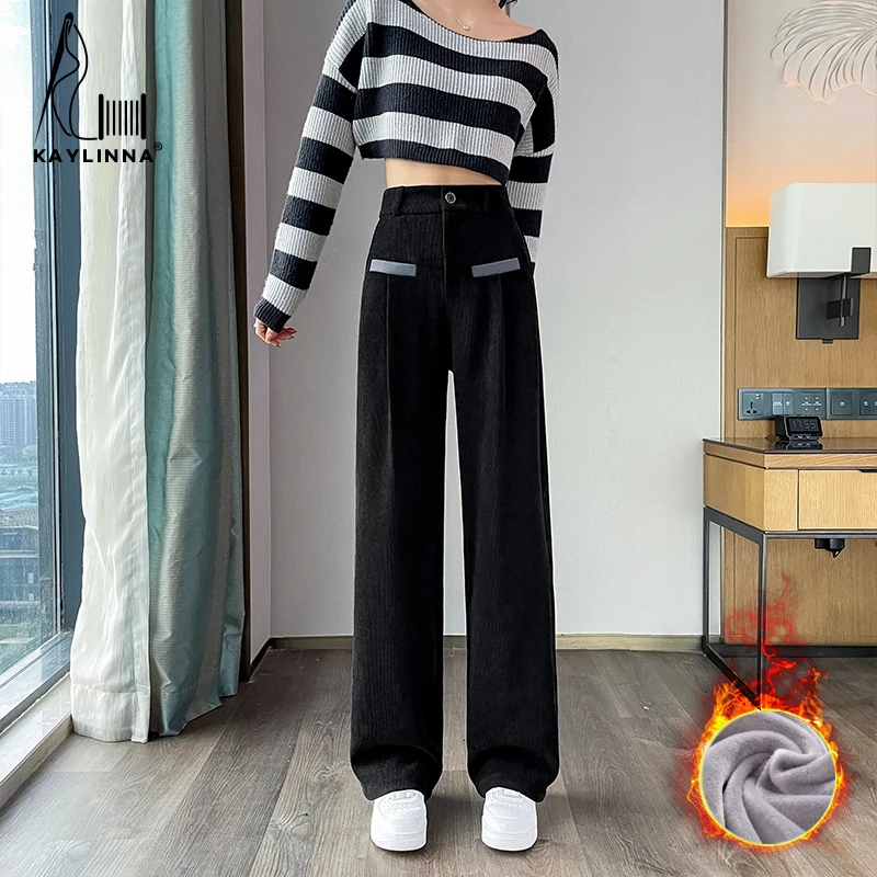 

New Pants Streetwear Women Pants High Waist Slacks Autumn Clothing Women Trends 2023 Korean Fashion Women's Wide Leg