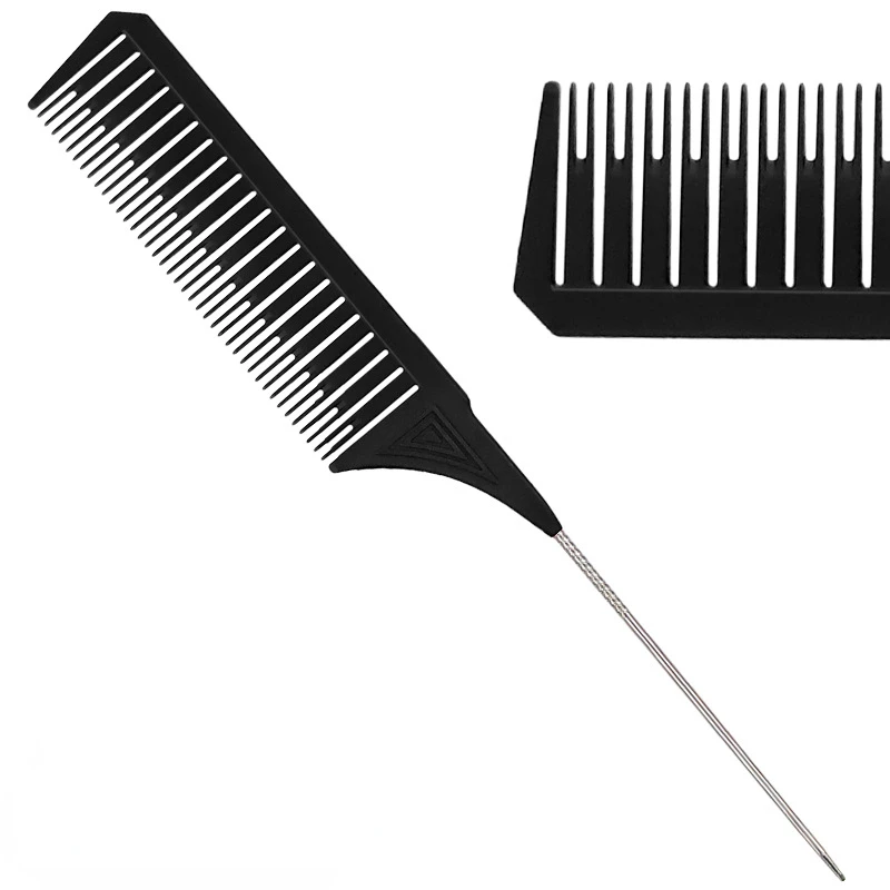 Hairbrush Hair Styling Combs Tailed Comb Set Coloring Dyeing Comb Salon Tool Sectioning Highlighting Weaving Cutting Comb