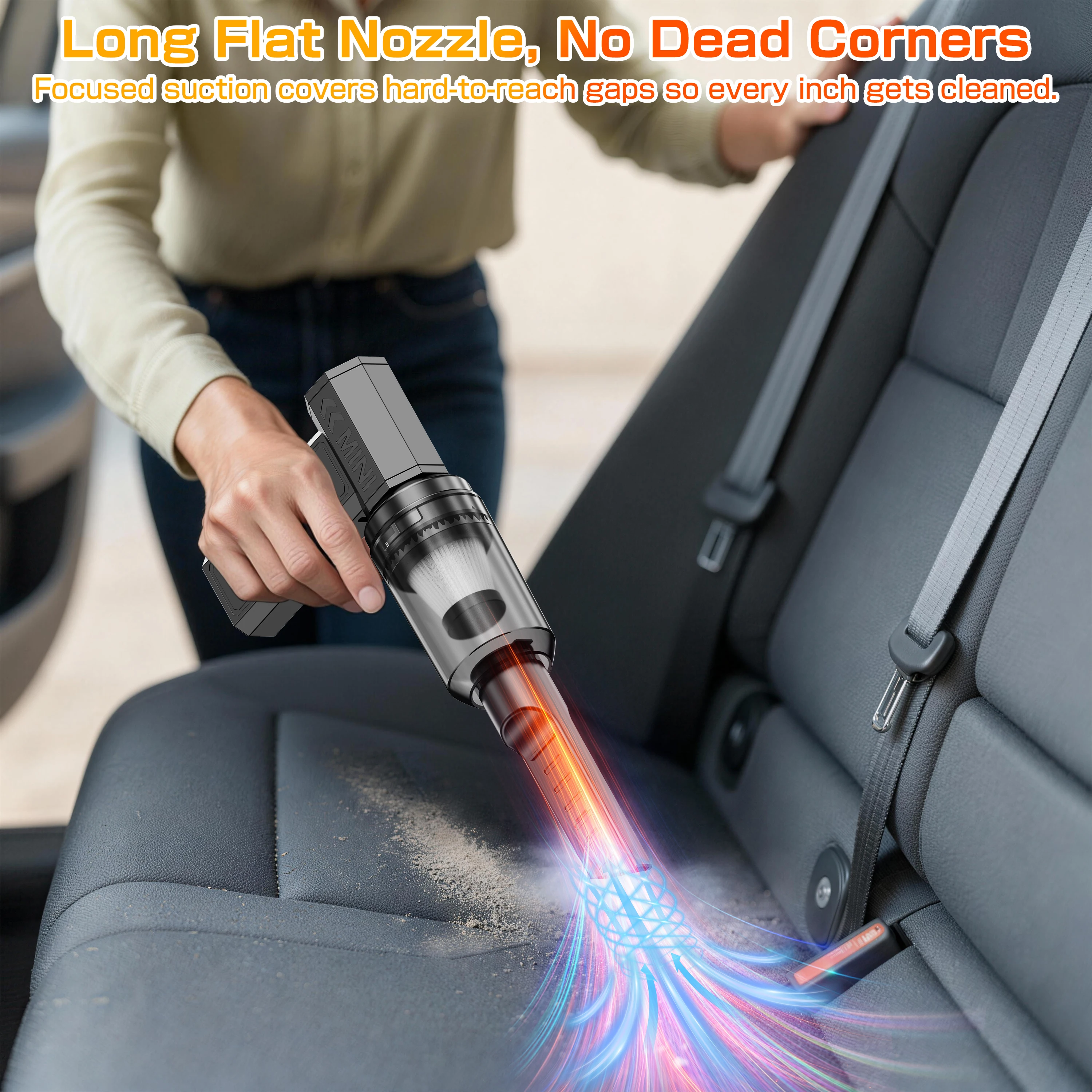 لسيارة RV شاحنة مقطورة منفاخ مروحة تربو تهب الثلوج 2 في 1 مكنسة كهربائية أوتوماتيكية تنظيف تهب أداة يده مروحة نفاثة عنيفة #4