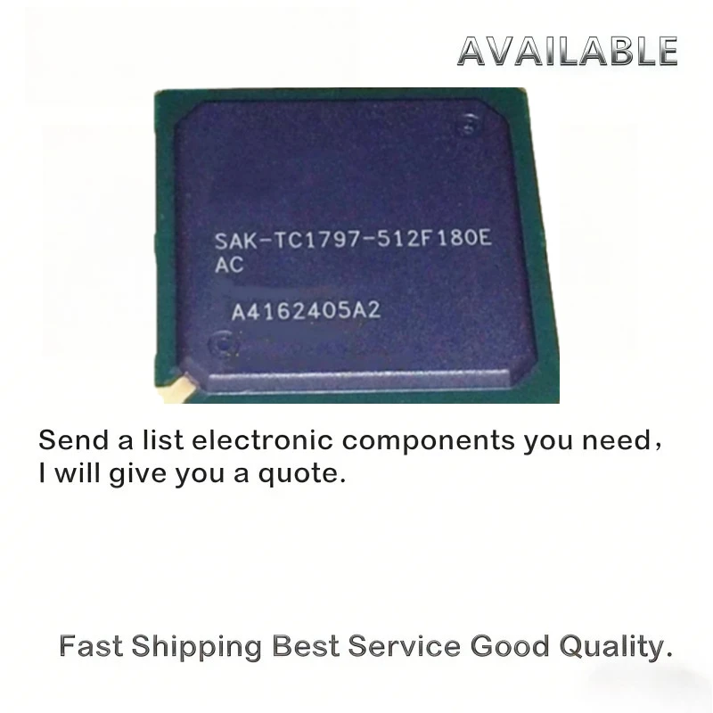 

2 шт. Оригинальный SAK-TC1797-512F180EAC для электронного блока управления двигателем (ЭБУ) BMW, Mercedes-Benz и Ford, основной чип процессора