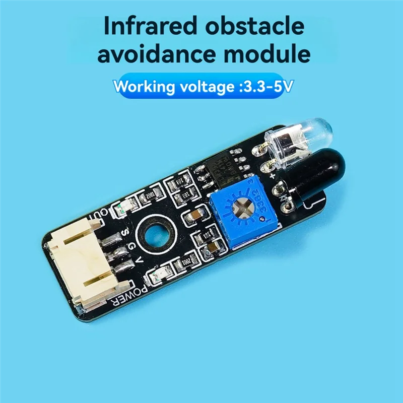 【T07A】Modul Sensor Penghindaran Rintangan Inframerah IR DIY Sensor Penghindaran Rintangan Robot Mobil Sakelar Fotolistrik Reflektif