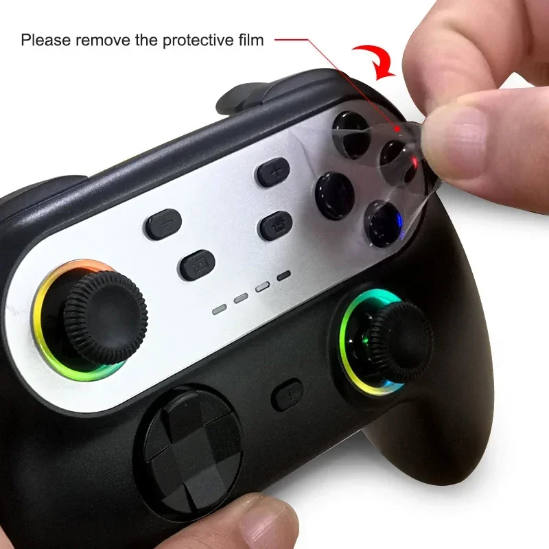 Wireless Controller RGB For Nintendo Switch OLED / Lite Console Pro Gamepad With Programmable Turbo Function Customize Joystick