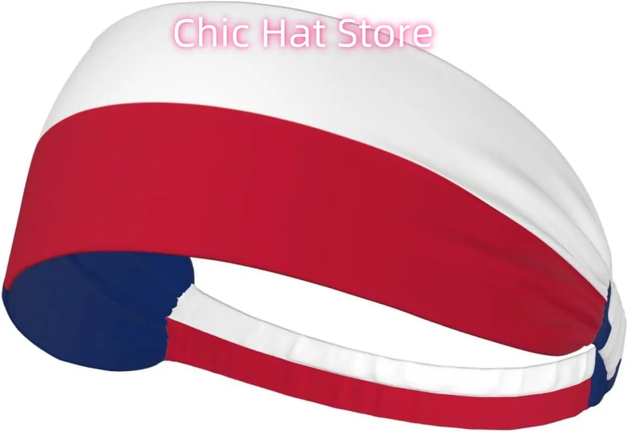 

Flag of Texas Elastic Exercise Headband, Fitness Exercise Yoga Cycling Headband, Outdoor Sports Elastic Sweat-Absorbing Headband