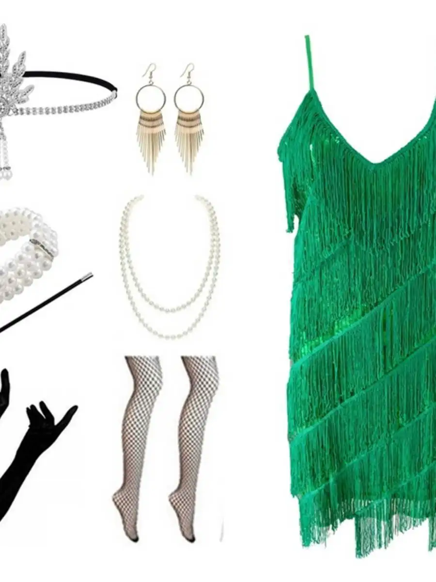 

Вечернее платье с пайетками на тему Гэтсби и ремешком с кисточками для Par, винтажная женская коллекция Dr Spring 2023, коллекция