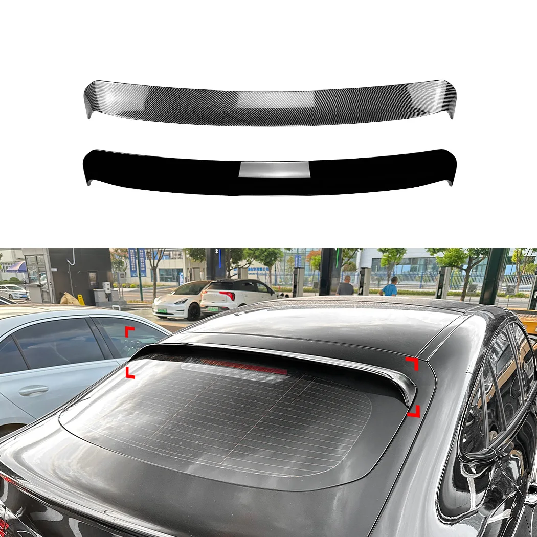 Rear Spoiler For Mercedes Benz GLC Coupe C254 2023 2024+ AMG Car Rear Roof Spoiler Lip Trim