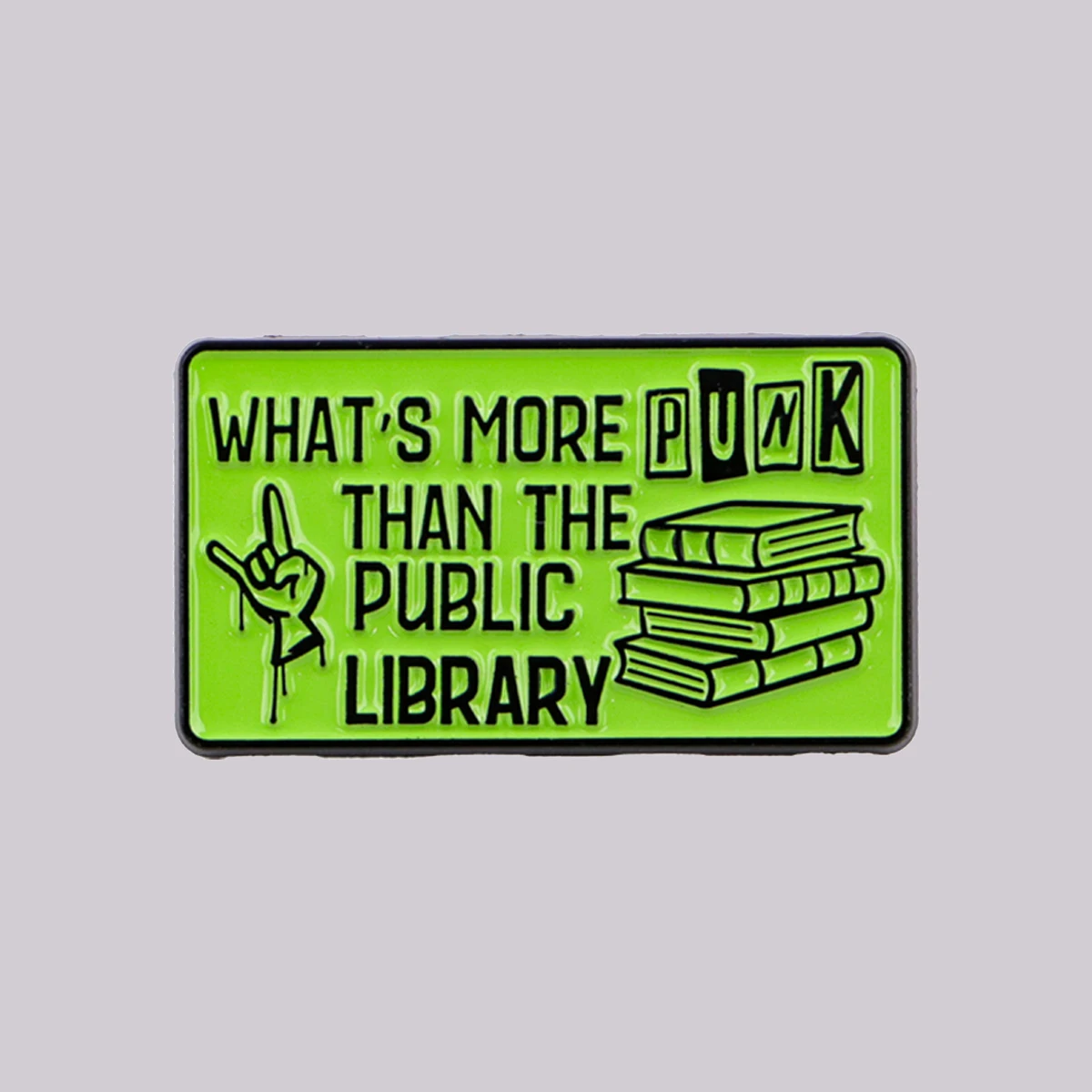 

PUBLIC LIBRAR Enamel Pin Book Quotes Brooch Lapel Pins Badge on Backpack Clothing Accessories Fashion Jewelry Friends Gifts