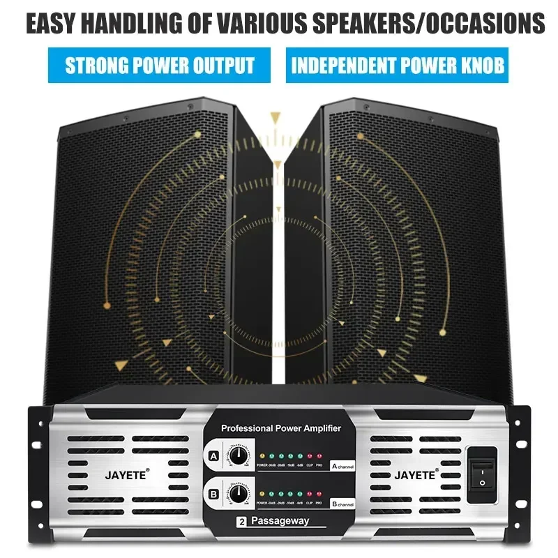 In Stock  High Power 2u 1200W 2ch  Independent Control  amp class d speaker module kit power amplifier for Stage performance