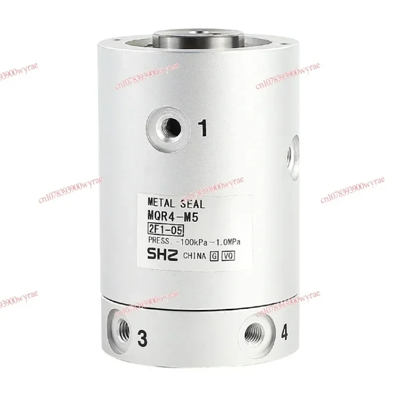 SMC type high-speed pneumatic 360 degree slip ring multi-way rotating MQR2/4/8/12/16-M5 connector MQRF