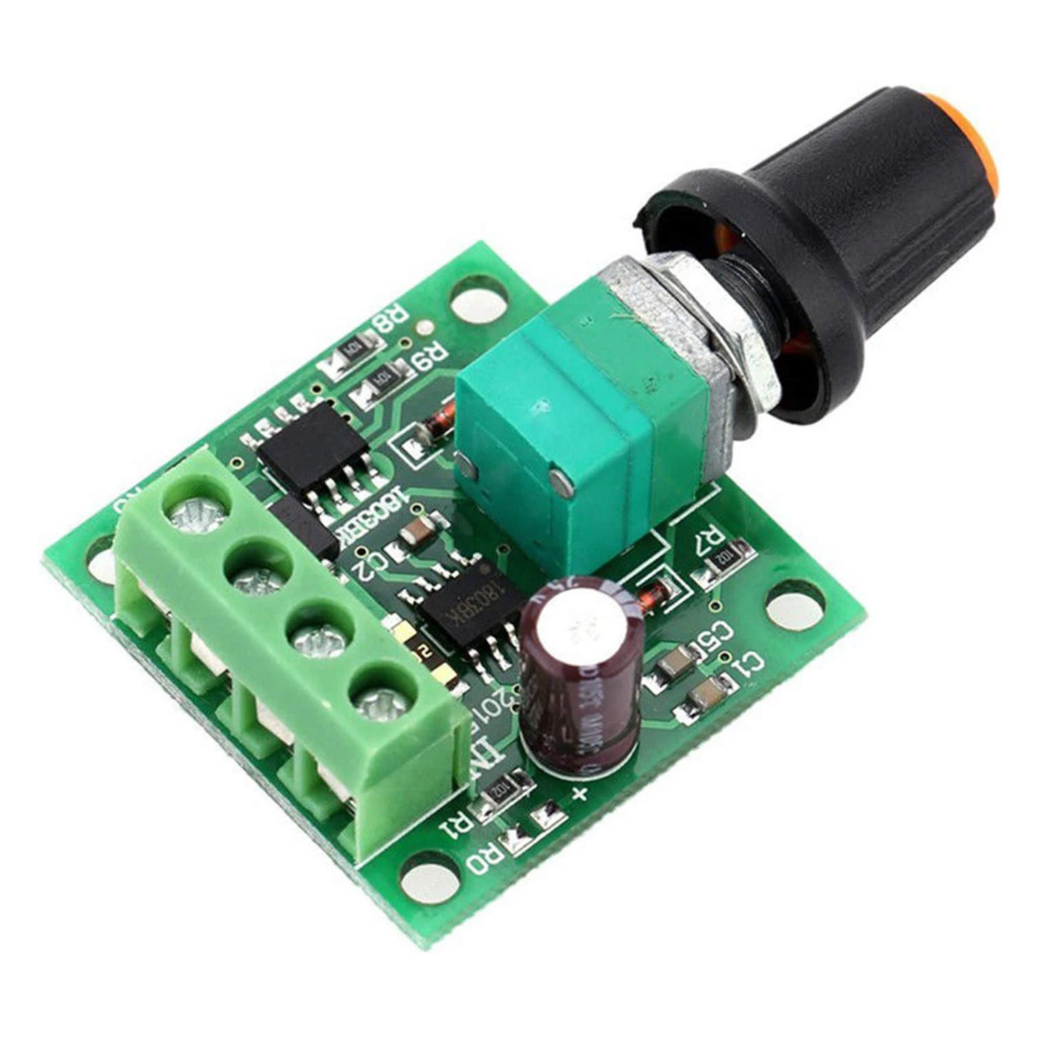 6Pcs 1.8V 3V 5V 6V 12V 2A 30W Low Voltage DC Motor Speed Controller PWM 1803BK 1803B Adjustable Driver Switch