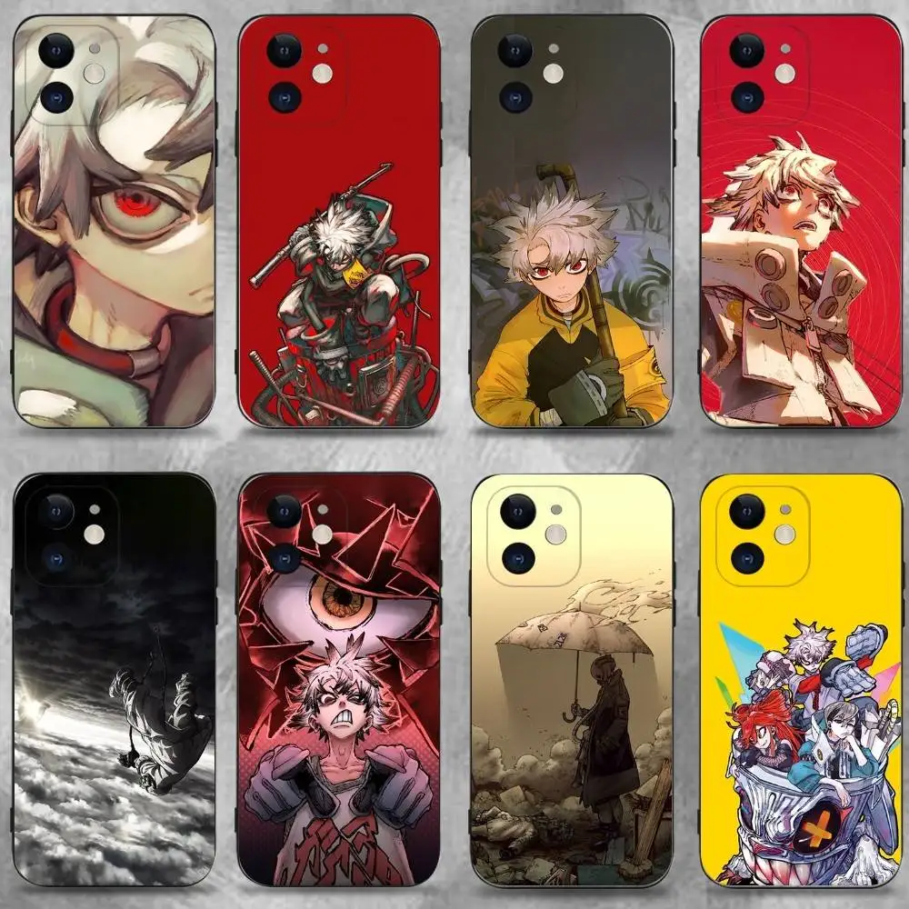 

Anime G-Gachiakuta Phone Case For iPhone 16,15,14,13,12,11 Plus,Pro Max,XS,X,XR,SE,Mini,8,7,Soft Silicone Black Cover