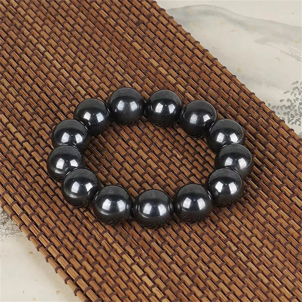 Round Seven Dragon Therapy Magnetic Bracelet Beads Palm Stone Health Care Magnetic Polishing Ball Game Men's Jewelry