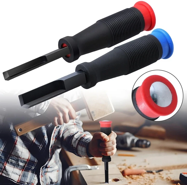 with Thick Metal Strike Cap and TPR Handle Hinge Mortise Door Installation Tool Corner Chisel CR-V 90° Right Angle Cutting Edge