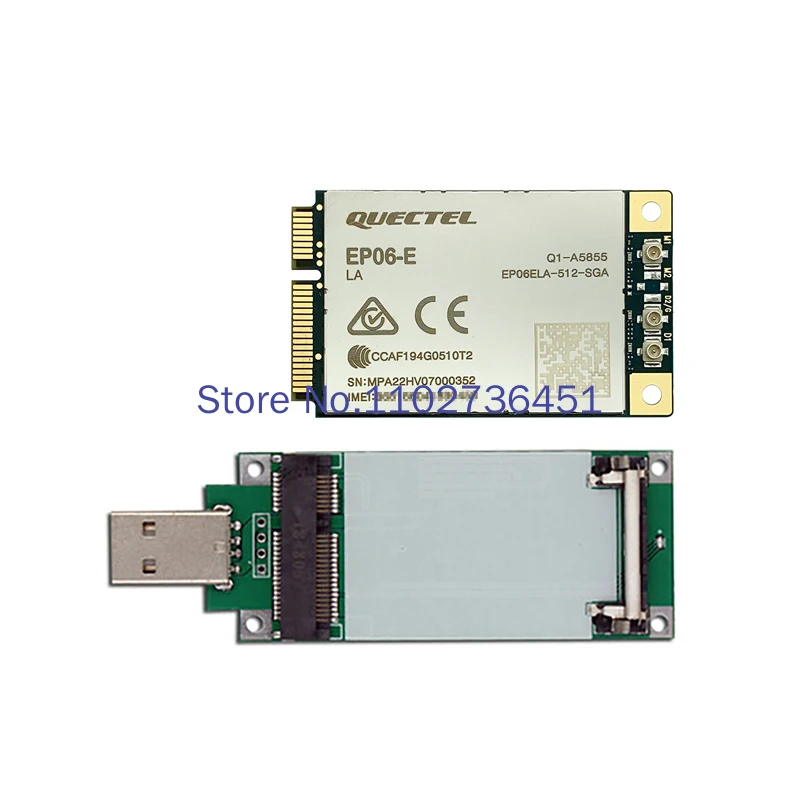 Mini PICE To USB Adpater With Quectel EP06-E LTE Advanced Cat6 Module Industrial 4G Router Openwrt Mikrotik Gateway Tablet PC