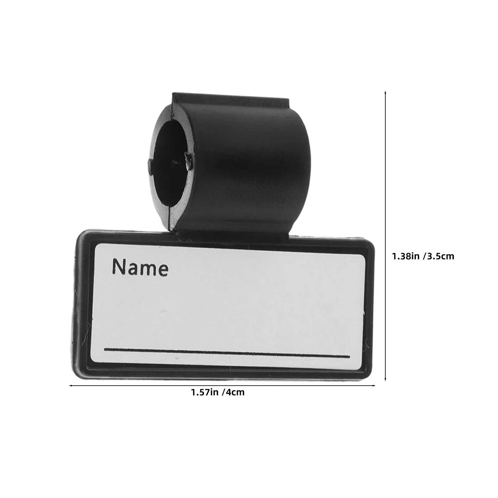 40 pcs Name Id Holder Halloween Christmas New Year Stethoscope Id Tag Stethoscope Label Tag Stethoscope Identification Tag Clip