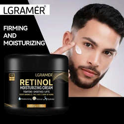 Men's Retinol Face Cream Nourishing Moisturizing Fade Fine Lines Smooth Wrinkles Younger Firming Lifting Shrink Pores Skin Care