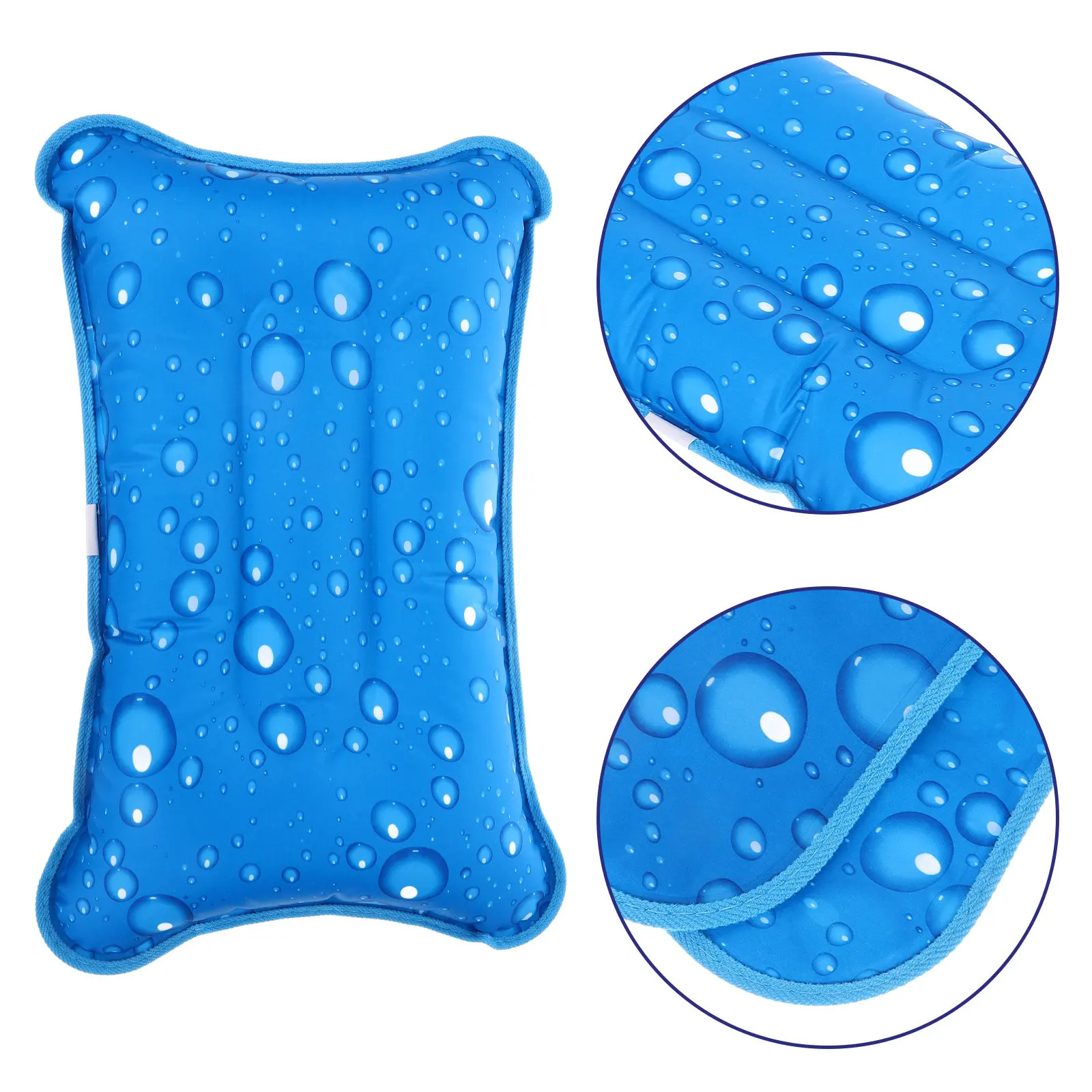 Inflatable Water Pillow Cooling Summer Outdoor Camping Travel Portable Water Fillable Sleep Pillow Self Inflating Pillow,