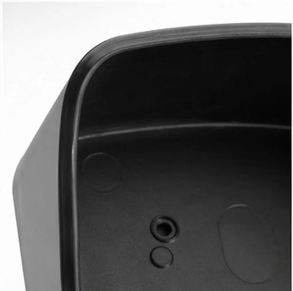 Black Plastic Doorbell Rain Cover Waterproof Outdoor Protective Case for Fingerprint Machine Access Control Gate Bell Shell