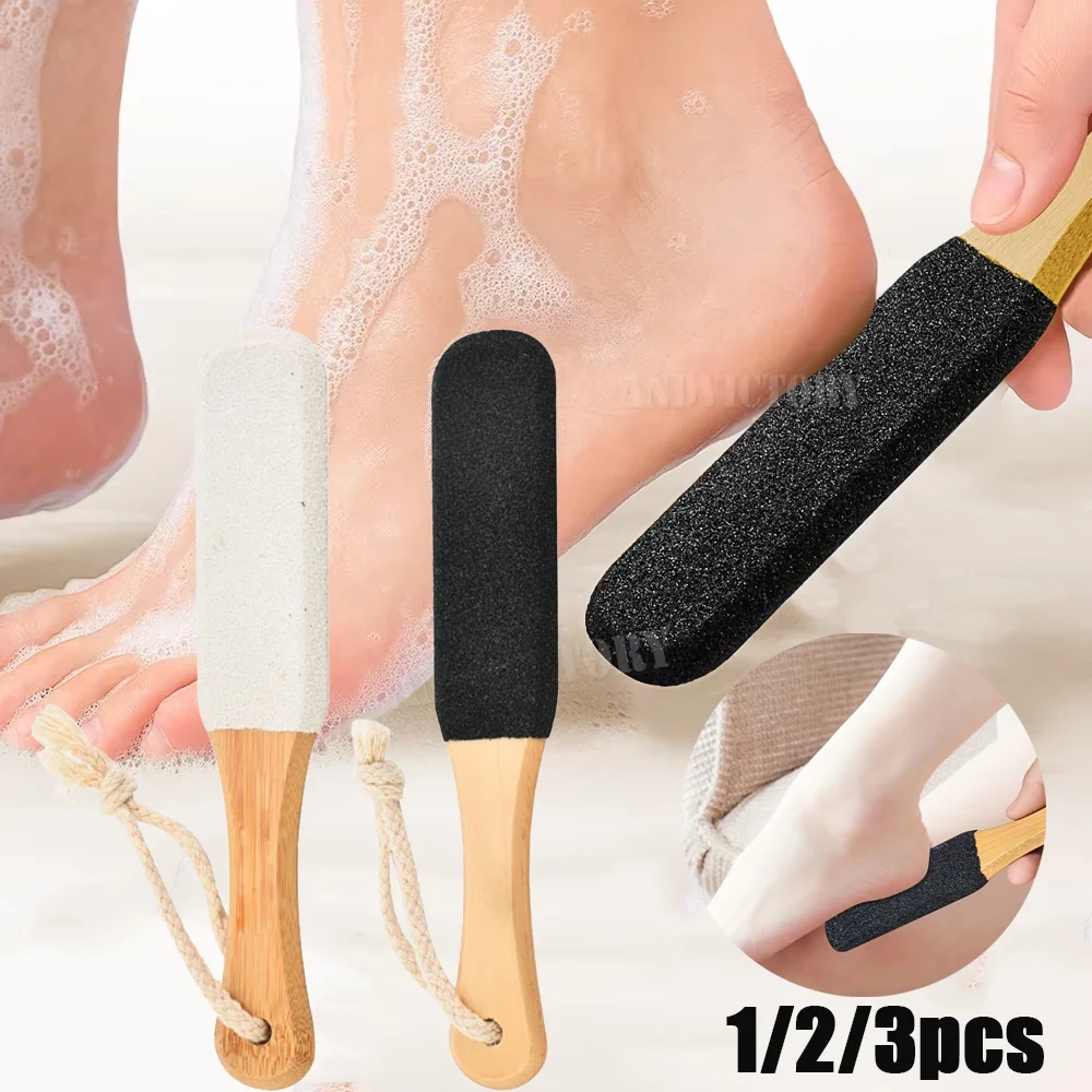 1-3 قطعة المهنية باديكير عرموش أداة للجلد الميت الكراك الكعوب خشب الزان ملف القدم عرموش الكالس مزيل جهاز تنظيف القدمين #1