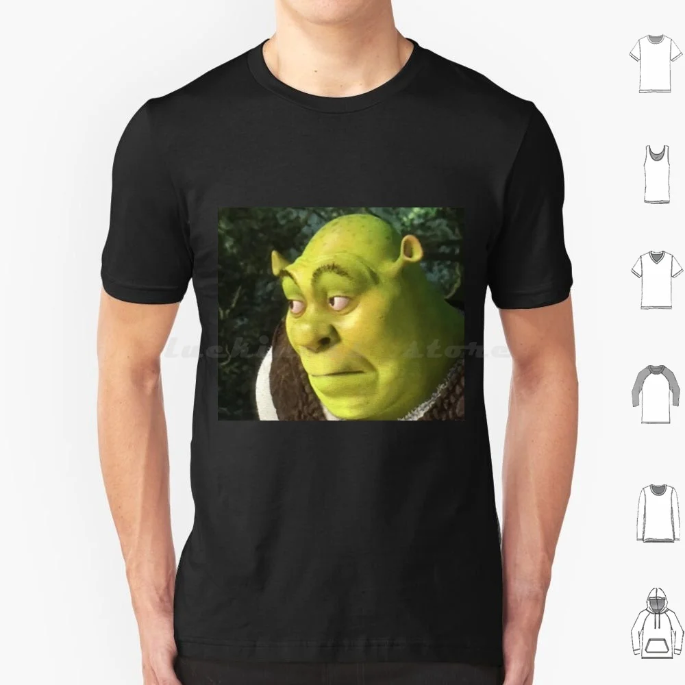 تي شيرت Shrek Meme مقاس كبير 100% قطن Shrek Meme Png Shrek Face Shrek Meme Face Shrek Png Shrek Wazowski Shrek Wazowski Meme