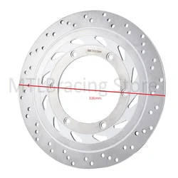 336mm Motorcycle Front Wheel Brake Disc For HONDA VTX1300 2003 2004 2005 2006 2007 2008 2009 Silver Brake Rotor 45251-MEA-671