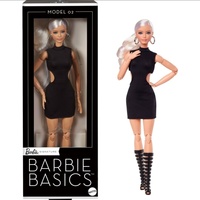 Genuine Barbie Little Black Dress Doll - Genuine 2025 Collectible Classic Series Anime Action Figure Dolls Toys Festival Gifts