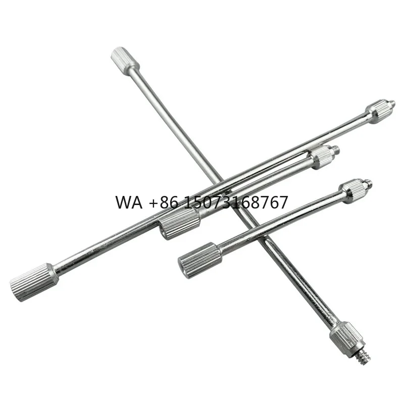 

5/10/15/20cm Copper 3/16 Inch Thread Mist Nozzles Extension Rod Fog Atomization Sprayer Flexible Extension Pole