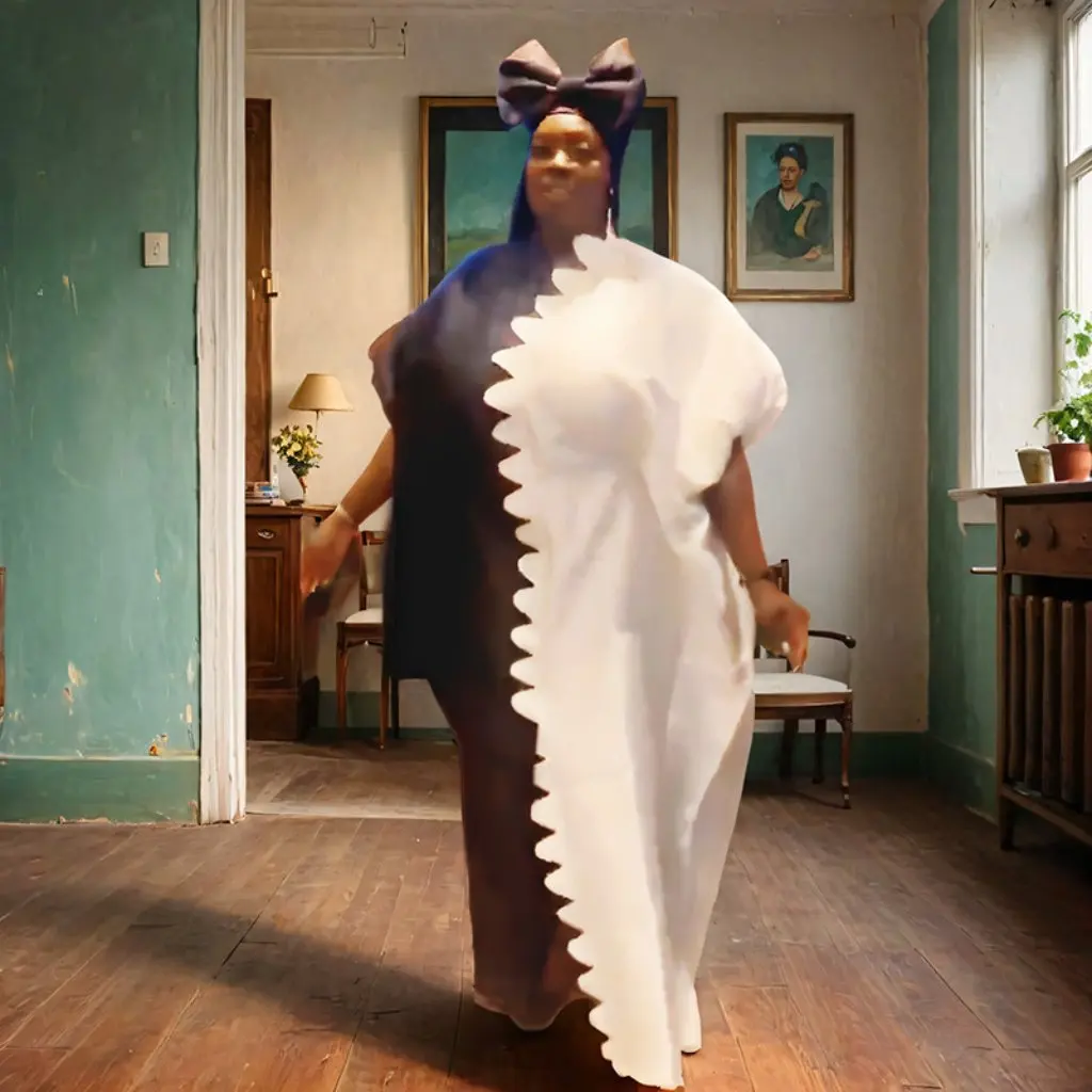 

Африканское женское атласное повседневное платье больших размеров с цветными блоками, Ближний Восток, арабский длинный стиль, модные взрывы