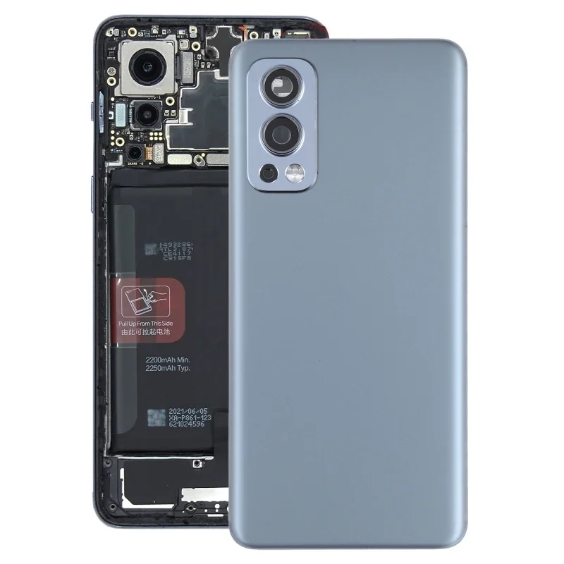 

For OnePlus Nord 2 Battery Back Cover with Camera Lens Cover