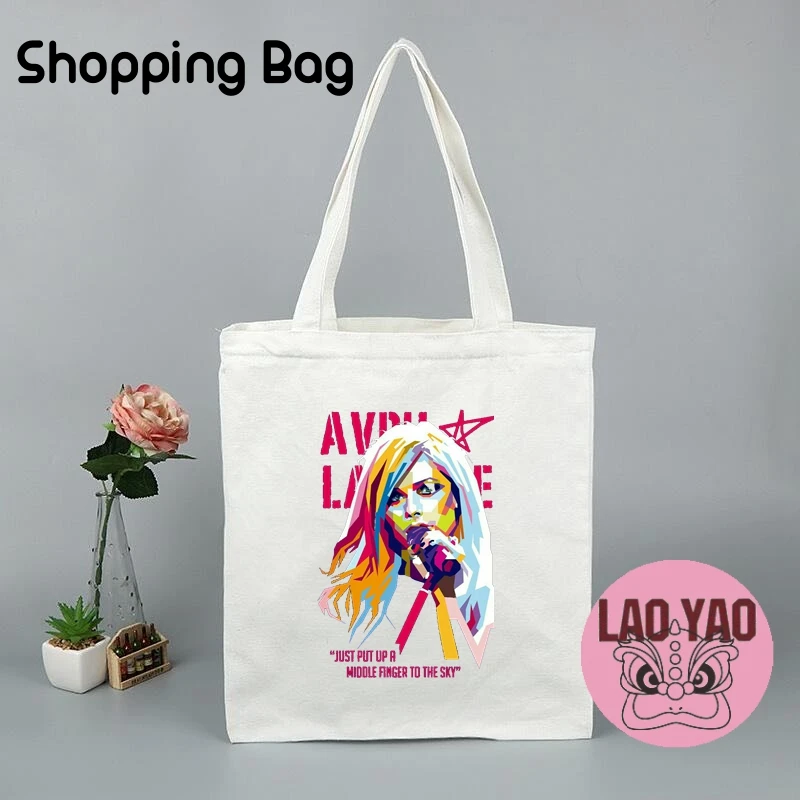 Singer borse estetiche per le donne Avril Ramona borsa da donna stile rosa Tote Shopper Eco Shopping donna panno Carry Canvas Special