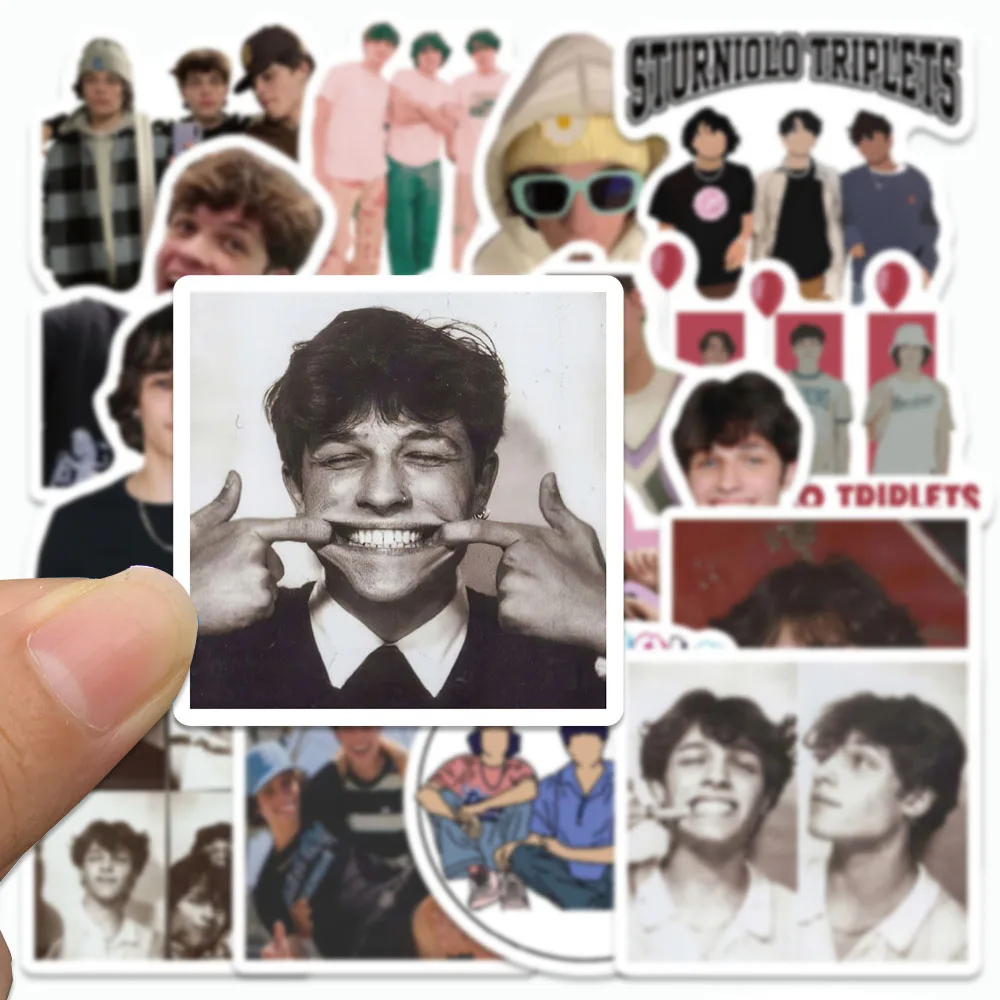 50PCS Funny Sturniolo Stickers Cartoon Character Image Decals For Periphery Laptop Skateboards Fridge DIY Decorate Sticker