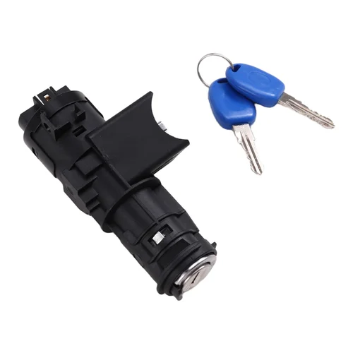 Imagen 2 del producto Interruptor de cilindro de cerradura de encendido de coche con 2 llaves para Fiat UNO PONTO 51831900 LHD