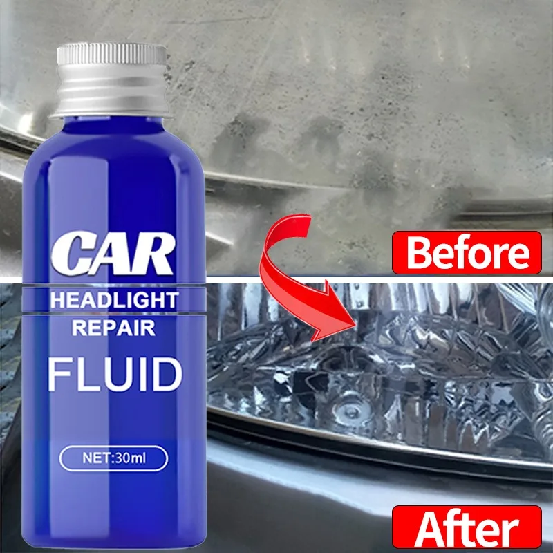 

Headlight Polishing Agent Car Scratch Remover Repair Fluid Headlight Renewal Polish and Maintenance Liquid Auto Accessories Set