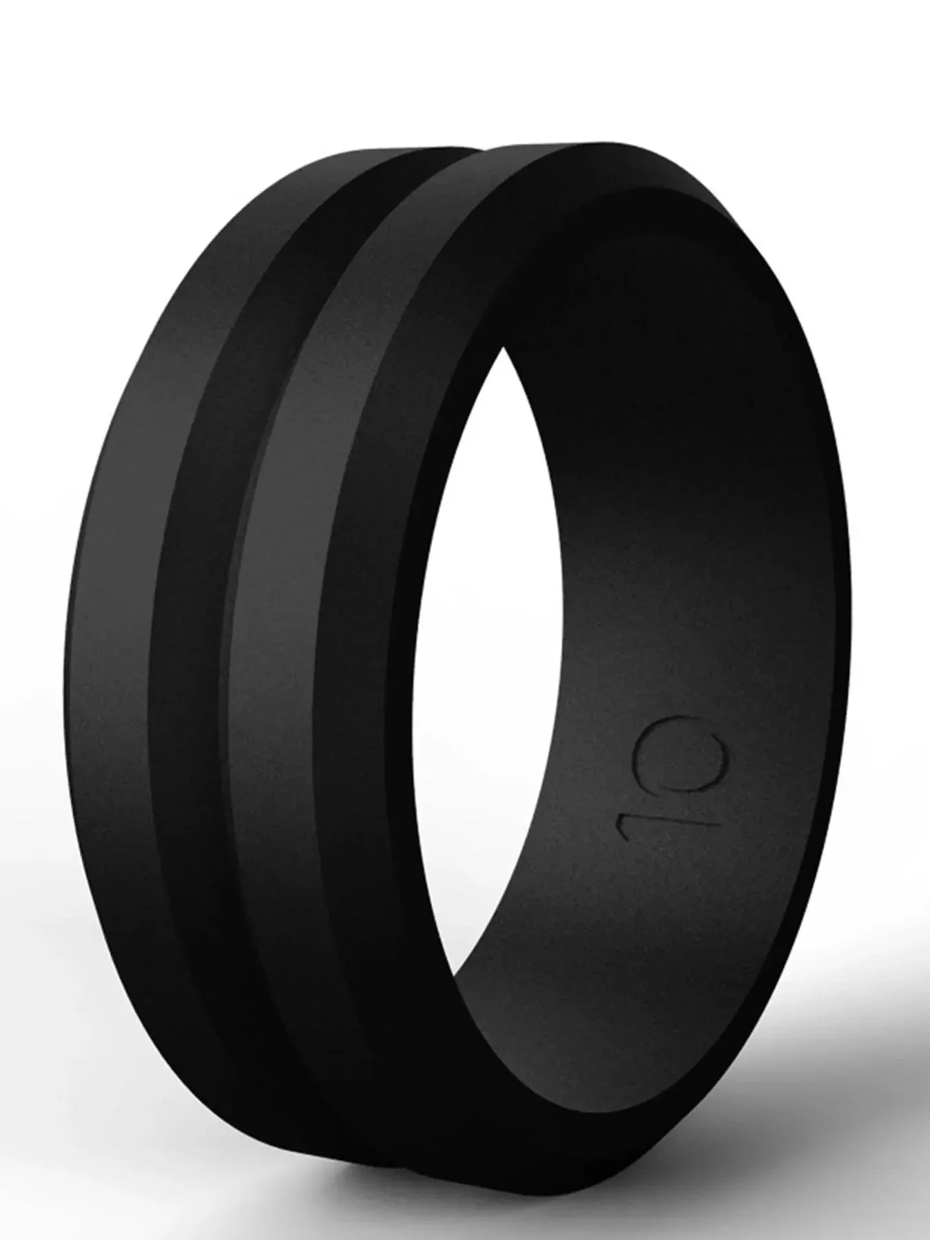 Men's Minimalist Silicone Ring, Simple Design Jewelry for Party, Daily Clothing Decor, Trendy All-match & Exquisite Jewelry for Birthday Gift, Active Sport