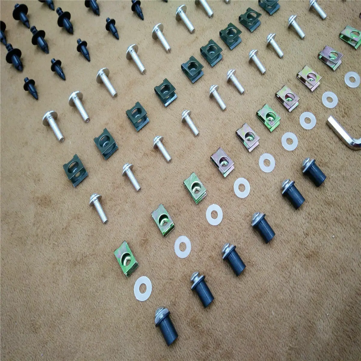 Complete Fairing Body Bolts Kit Fastener Clips Screws For Honda VFR400 NC30