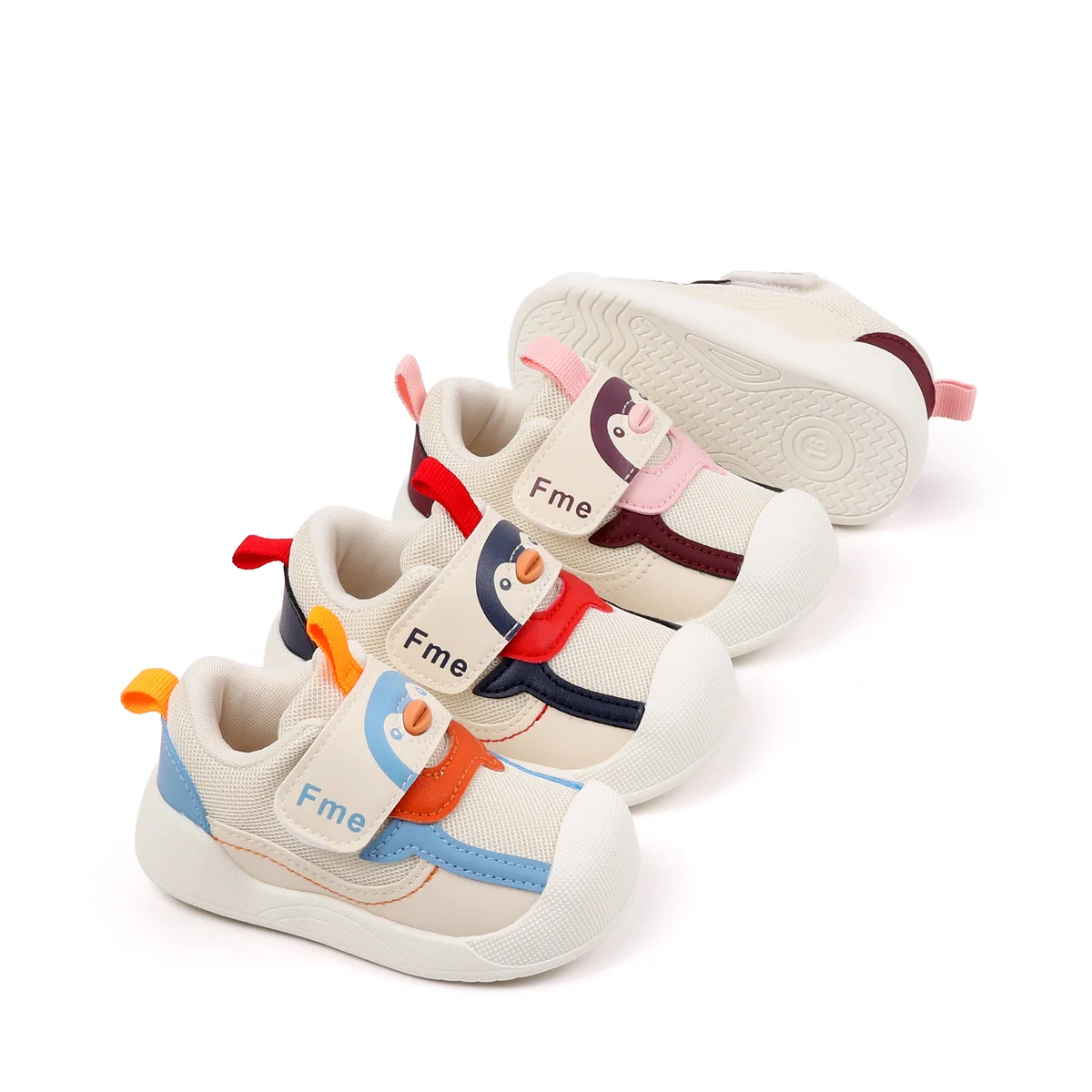 

Детская прогулочная обувь из дышащей сетчатой ткани на весну и осень, противоскользящая обувь на мягкой подошве для мальчиков и девочек BK0052