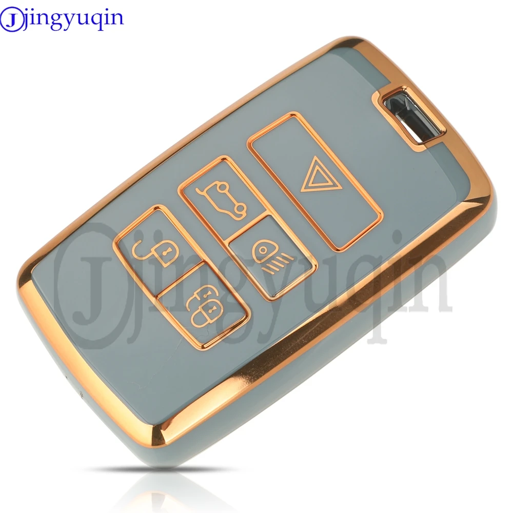 

Jingyuqin чехол из ТПУ с дистанционным управлением для Land Rover Range Rover Sport Velar Evoque Freelander Discovery Jaguar XF XJ XJL XE