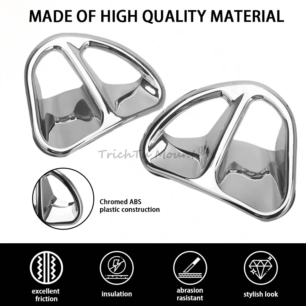 For Honda Gold Wing Audio Comfort GL1800HP 2006-2017 Motorcycle Part Left Right  Fairing Air Intake Grilles ABS Plastic Chrome