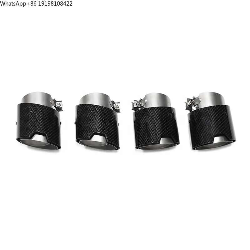 

SYPES G80 M3 Exhaust Tip Carbon Fiber for BMW G83 G82 M4 Exhaust Tip Muffler Tips Silver OEM Service Stainless Steel 12 Months
