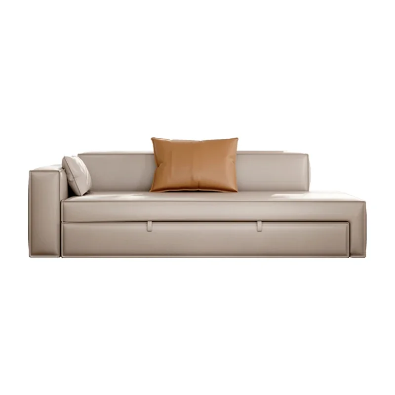 

FG17Small apartment creamy style living room lazy small sofa new living room study multi-functional sofa