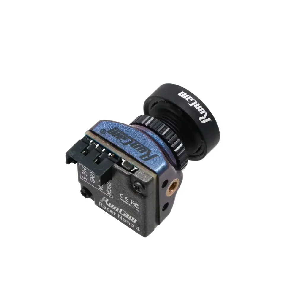 RunCam Run Cam RC18D Lens / Racer Nano 4 FPV Camera 1200TVL Resolution Super WDR Black 4.5g All-Weather Racing Camera for FPV