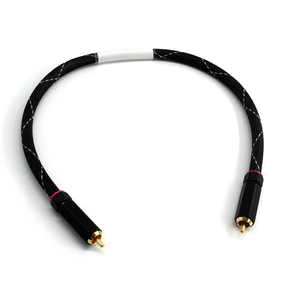 

Belden 1694A Audiophile Coaxial Cable: 75Ω Cold-Pressed Self-Locking RCA Plugs for DAC Digital Signal Transmission​