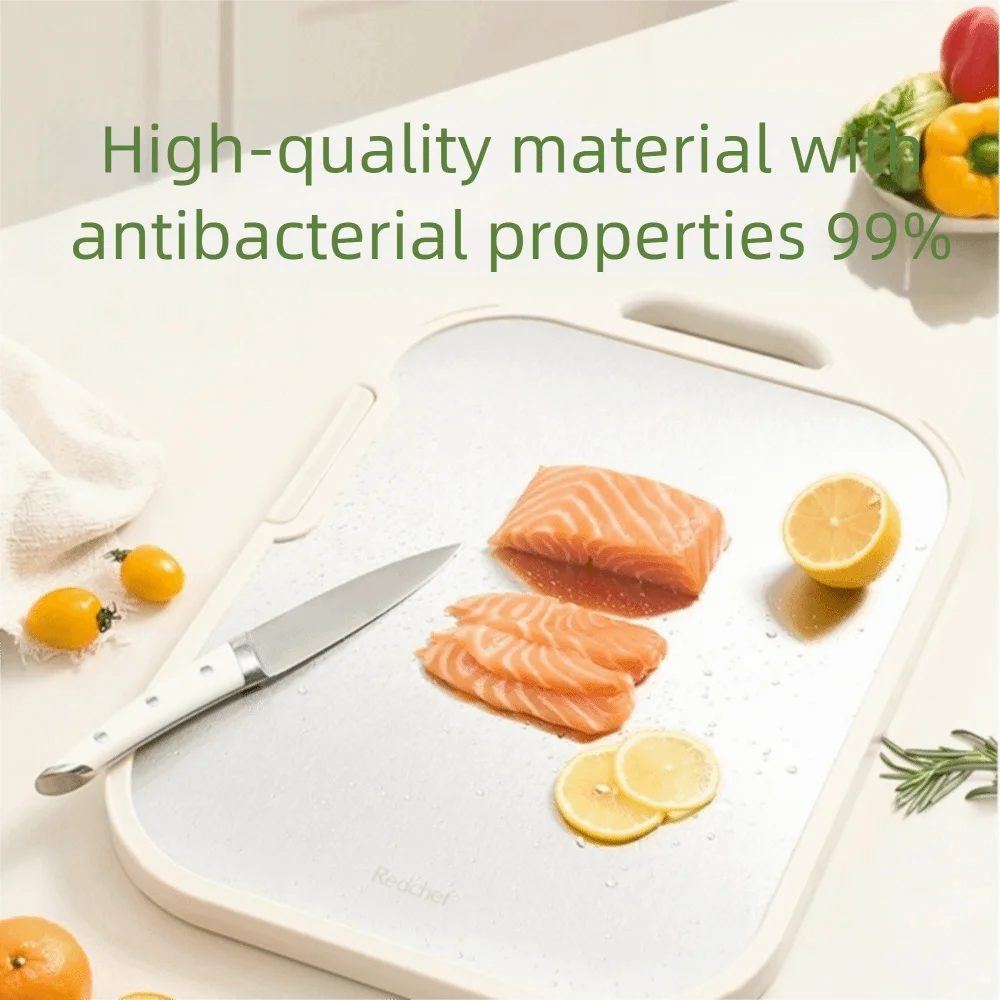 

New Stainless Steel Chopping Board Mildew-proof Double-sided Cutting Board Food Grade Multi-function Sticky Board For Kitchen