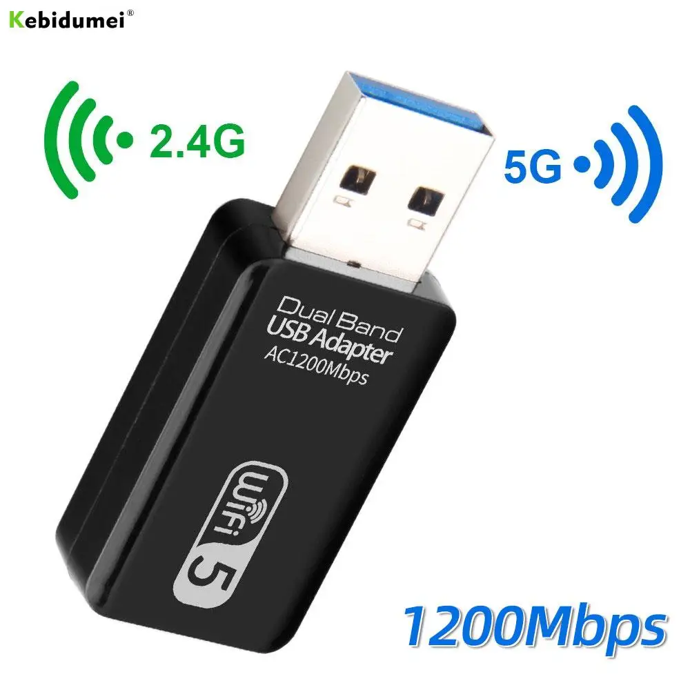 1200 mb/s 5Ghz Wifi USB Adapter Wifi USB 3.0 bezprzewodowy dostęp do internetu Adapter Ethernet bezprzewodowy dostęp do internetu anteny