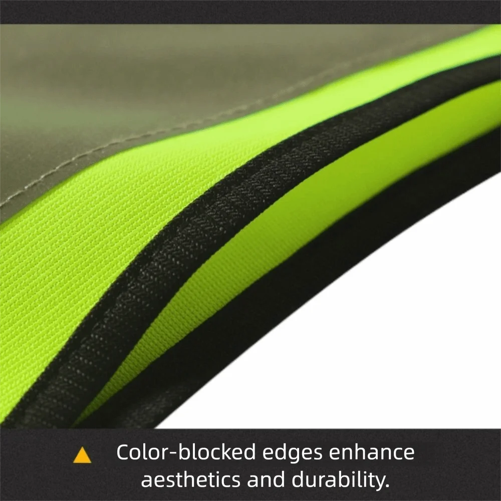 الرجال النساء مع جيوب سترة سلامة عاكسة عاكسة مع سستة سترة السلامة صدرية سترة العمل الأنشطة المتطوعة