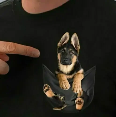 

I Have A German Shepherd In My Pocket Dog Lover Team T Shirt Full Size