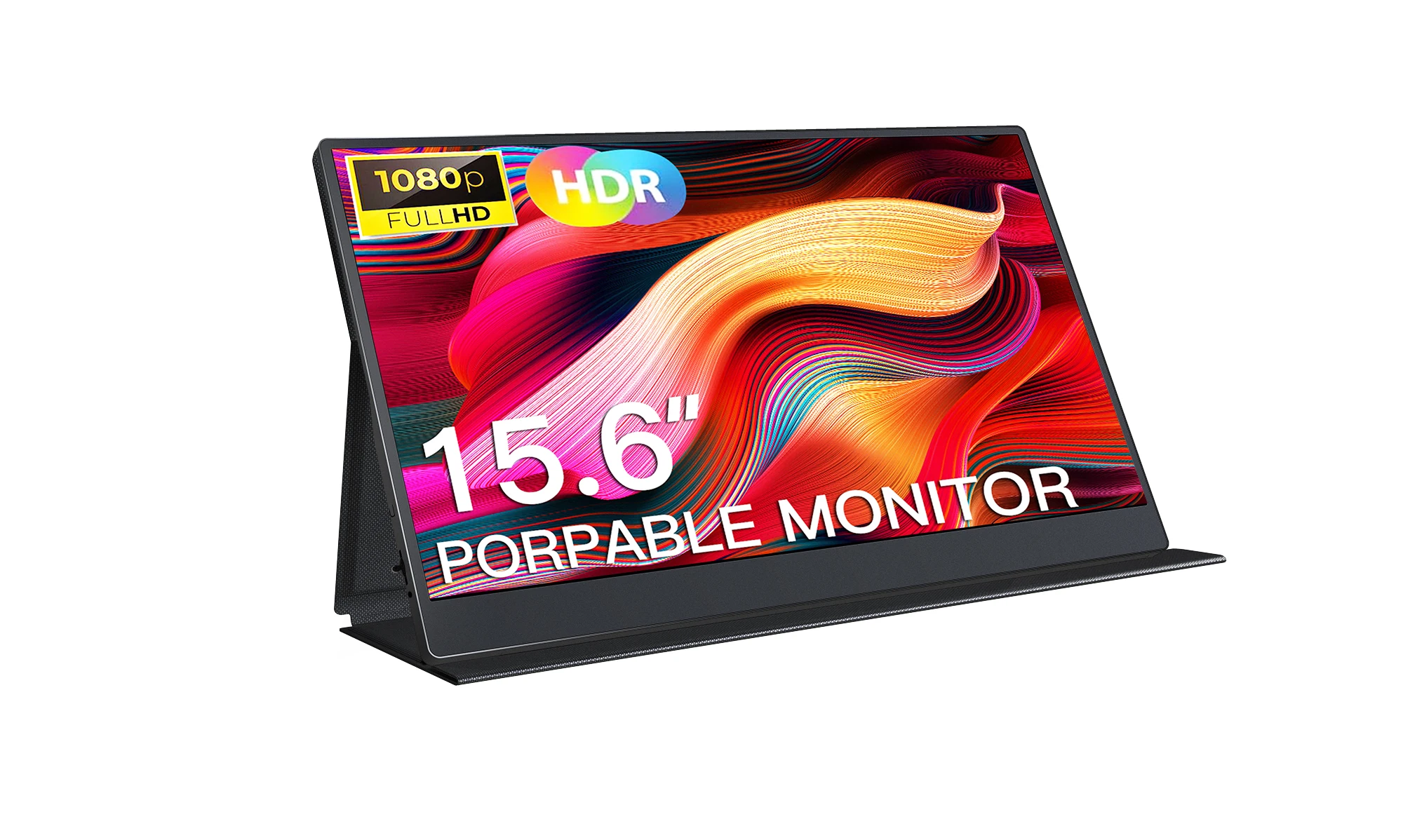 15.6 Inch IPS LED Screen Portable Monitor 1080P FHD Full HD Gaming USB-C Extender for Laptop Mobile 144Hz Refresh Rate